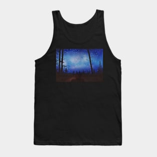 Forest sky at night Tank Top